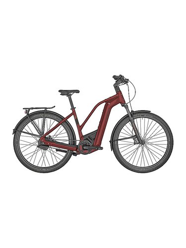 Bergamont Damen E-Bike E-Horizon Premium Pro Belt rot | 44