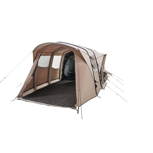 QUECHUA Familienzelt aufblasbar - Air Seconds 6.3 Polycotton für 6 Personen 3 Kabinen