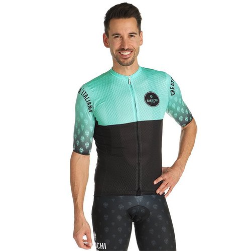 Bianchi Milano Tirano Kurzarmtrikot, für Herren