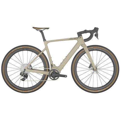 Scott Solace Gravel eRide 20 Carbon Pedelec E-Bike Rennrad sandfarbenschwarz 2024 XL 58 185-197cm  E-Bikes