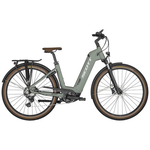 Scott Sub Sport eRide 20 Unisex Pedelec E-Bike Trekking Fahrrad grün 2024 L 179-186cm  E-Trekkingbikes