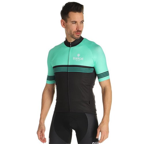 Bianchi Milano Prizzi Kurzarmtrikot, für Herren