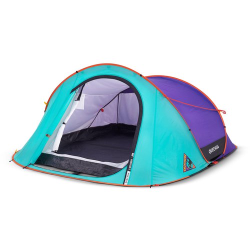QUECHUA Wurfzelt 2 Seconds für 3 Personen Limited Edition violett