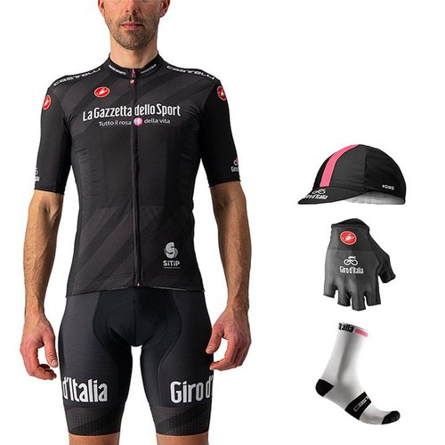 Castelli Maxi-Set GIRO D'ITALIA Maglia Nera 2021 (5 Teile), für Herren, Fahrradbekleidung P21