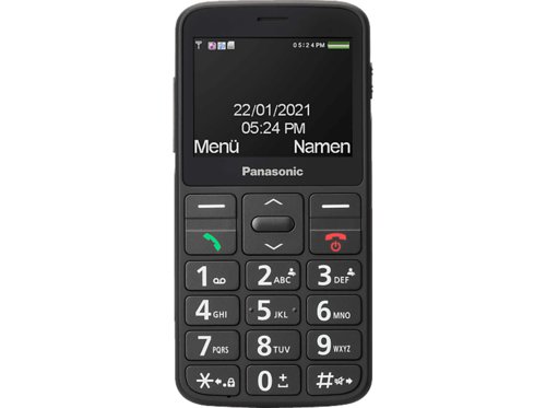 Panasonic KX-TU160 Black Mobiltelefon, Schwarz