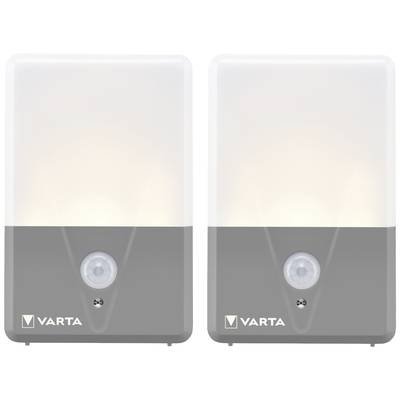 Varta 16634101402 Motion Sensor Outdoor Light Twin LED Camping-Leuchte 40 lm batteriebetrieben 60 g Grau