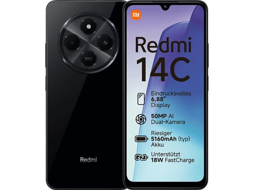 Xiaomi Redmi 14C 128 GB Midnight Black Dual SIM