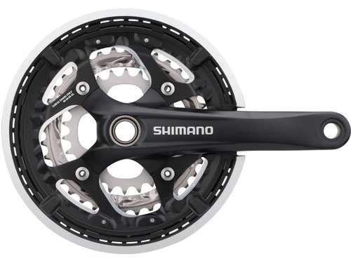 Shimano FC-T551 Kurbelgarnitur mit Kettenschutzring