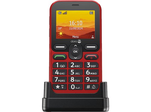 Doro Leva L10 Mobiltelefon, Rot