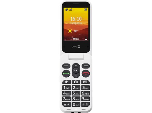Doro Leva L20 Mobiltelefon, RotWeiß