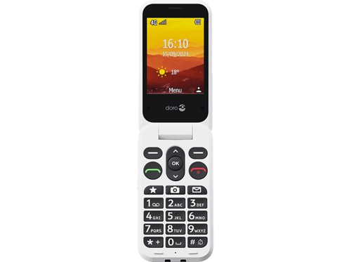 Doro Leva L30 Mobiltelefon, RotWeiß