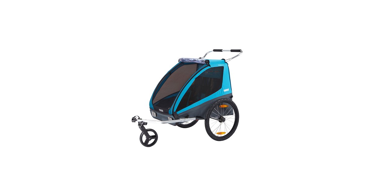 Thule Thule Coaster XT 2Sitzer Fahrradanhänger, blau