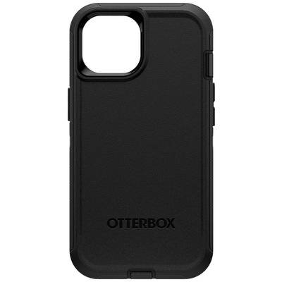 Otterbox Defender Backcover Apple iPhone 13, iPhone 14, iPhone 15 Schwarz MagSafe kompatibel, Standfunktion