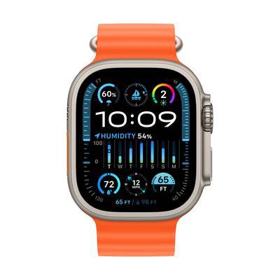 Apple Watch Ultra 2 GPS + Cellular 49 mm Titangehäuse Ocean Band Orange