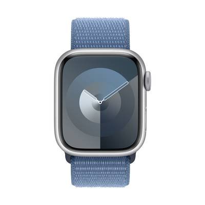 Apple Watch Series 9 GPS 41 mm Aluminiumgehäuse Sport Loop Winterblau
