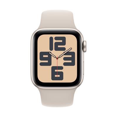 Apple Watch SE (2023) GPS + Cellular 40 mm Aluminiumgehäuse Sport Band Starlight S/M