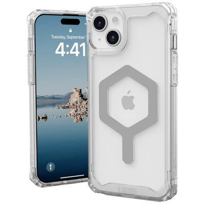 Urban Armor Gear Plyo MagSafe Backcover Apple iPhone 15 Plus Ice, Transparent, Silber MagSafe kompatibel