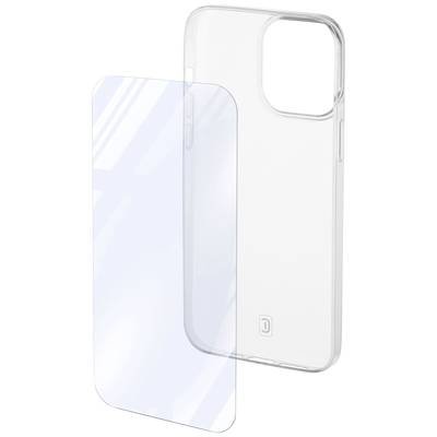 Cellularline Protection Kit Backcover Apple iPhone 15 Plus Transparent Induktives Laden