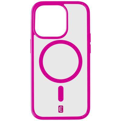 Cellularline Pop MagSafe Case MAG Backcover Apple iPhone 15 Pro Pink, Transparent MagSafe kompatibel