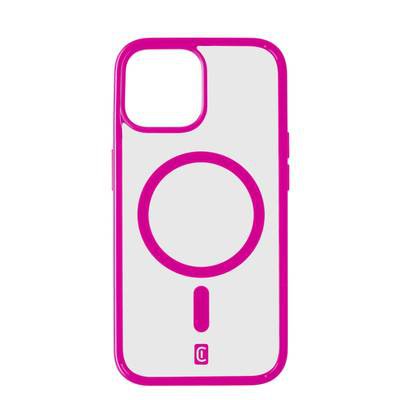 Cellularline Pop MagSafe Case MAG Backcover Apple iPhone 15 Plus Pink, Transparent MagSafe kompatibel