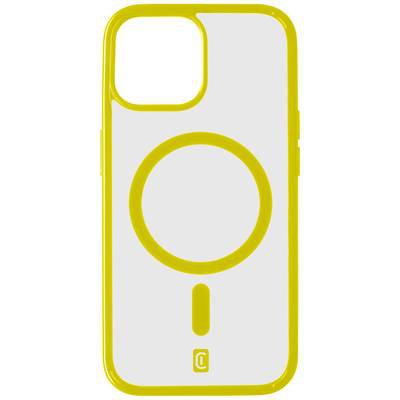 Cellularline Pop MagSafe Case MAG Backcover Apple iPhone 15 Transparent, Grün MagSafe kompatibel
