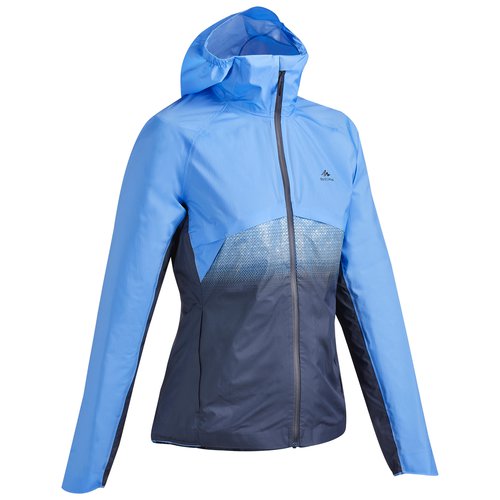 Quechua Wanderjacke Damen Hybrid Speed Hiking - FH900 blau/grau