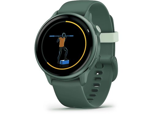 Garmin vivoactive 6 Smartwatch Silikon, Jaspisgrün