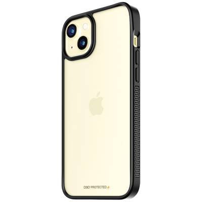 Panzerglass ClearCase with D3O Backcover Apple iPhone 15 Plus Transparent, Schwarz Induktives Laden