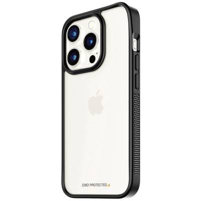 Panzerglass ClearCase with D3O Backcover Apple iPhone 15 Pro Transparent, Schwarz Induktives Laden