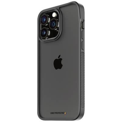 Panzerglass ClearCase with D3O Backcover Apple iPhone 15 Pro Max Transparent, Schwarz Induktives Laden