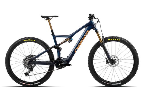 Orbea RISE M-Team - 29 Zoll 360Wh 12K Fully - Coal BlueRed Gold - 2022