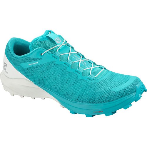 Salomon Damen Sense 4 Pro Schuhe (Größe 38, Türkis)