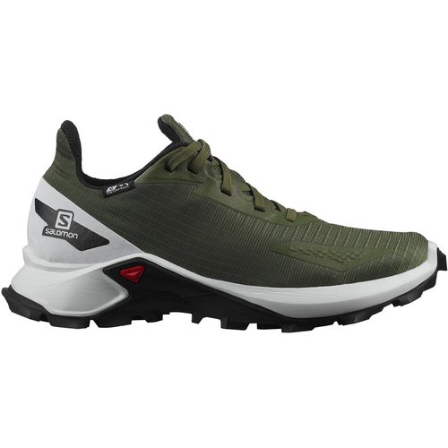 Salomon Kinder Alphacross Blast CSWP Schuhe (Größe 32, Oliv)