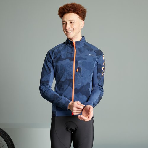 Rockrider Radsport MTB Winterjacke – ST 500 blau