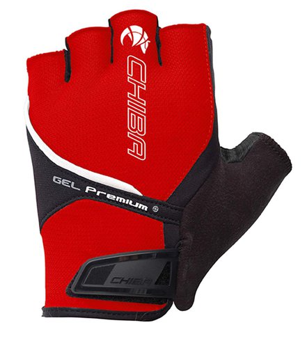 Chiba Gel Premium Fahrrad Handschuhe kurz rot 2025 XXL 11