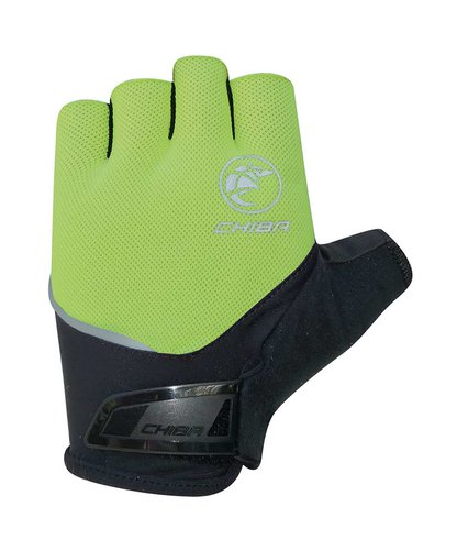 Chiba Sport Fahrrad Handschuhe kurz gelbschwarz 2025 XS 6