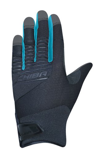 Chiba Blade Fahrrad Handschuhe lang schwarzblau 2024 XL 10