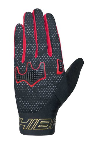 Chiba Infinity Fahrrad Handschuhe lang schwarzrot 2025 XXL 11