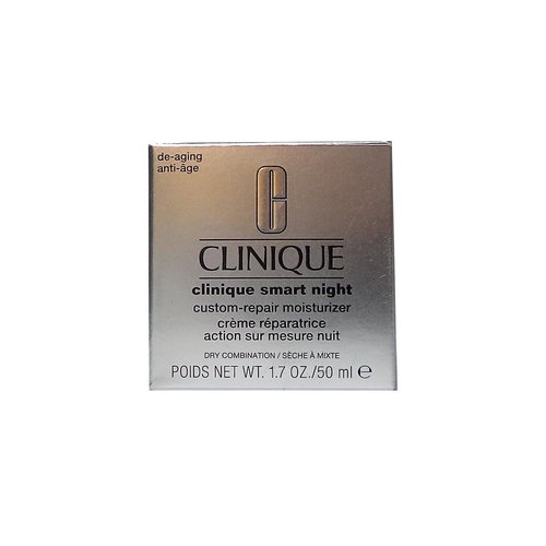 Clinique Smart Night Custom Repair Moisturizer Antiage Seche A Mixte 50ml Cream Grau