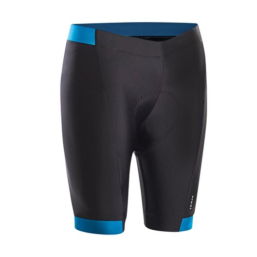 Van Rysel Radhose kurz ohne Träger Herren RC100 schwarz/blau
