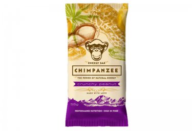 Chimpanzee energy bar 100  naturliche knusprige erdnuss 55g vegan