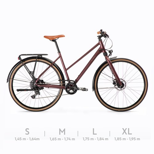 Elops City Bike 28 Zoll Elops LD900 LF Bourdeaux