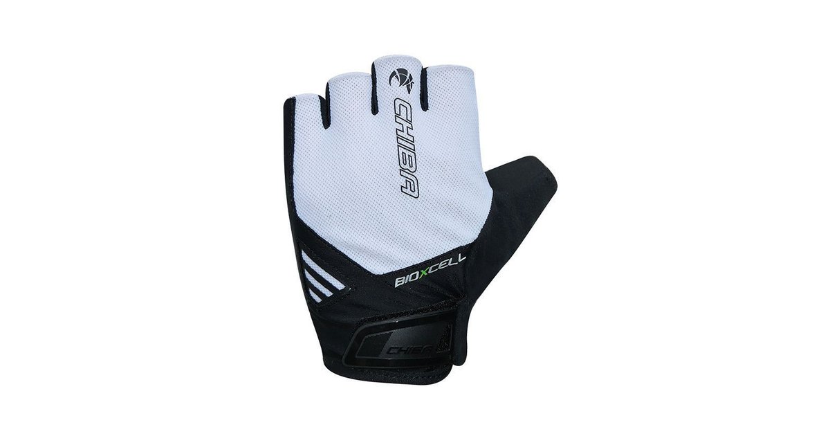 Chiba Gel Air Fahrrad-Handschuhe Kurz – Größe L (9), Schwarz, Mit Gel-Polsterung & Nervenschutz