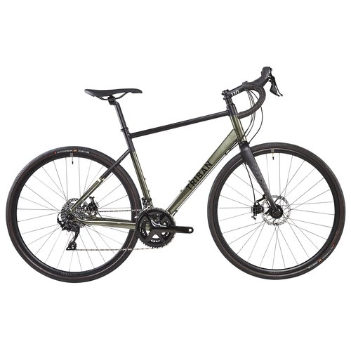 Triban Gravelbike Triban RC520 Aluminium 105 11-fach khaki/schwarz