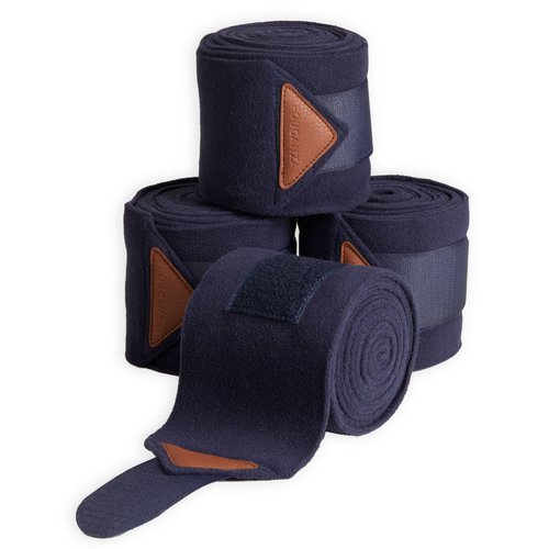 Fouganza Bandagen Pferd-/Pony - 4er-Set marineblau