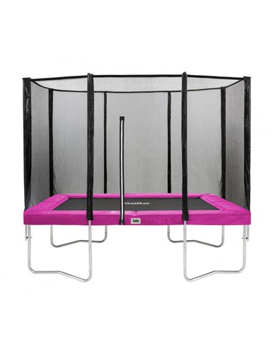 Salta Trampoline Combo rechteckig 214x305 Pink Farbe - Pink, Trampolingröße - Rechteckig,