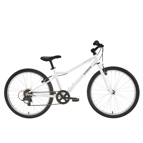 Btwin Kinderfahrrad 24 Zoll Riverside 100 weiß
