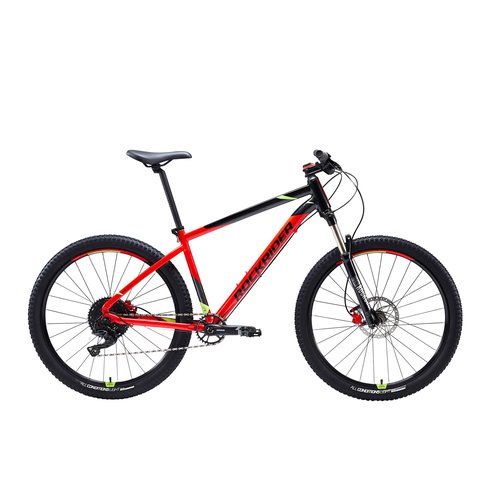 ROCKRIDER Mountainbike ST 900 27,5 Zoll rot/schwarz