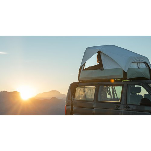 QUECHUA Dachzelt aufblasbar Fresh & Black - VAN 500 für 2 Personen