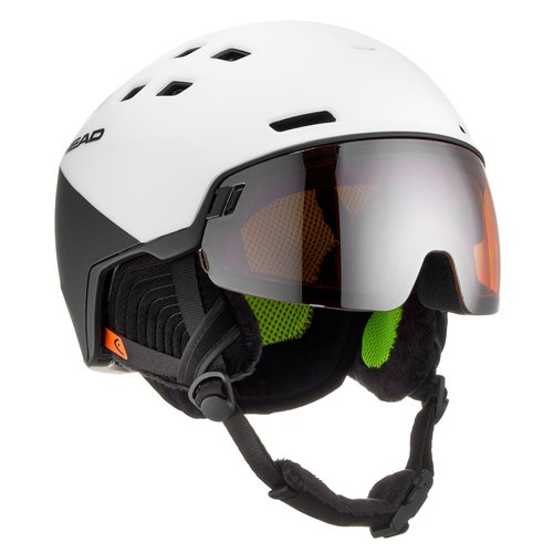 Head Skihelm mit Visier - Head Radar schwarz/weiss